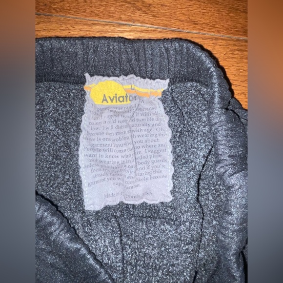 Aviator Nation Men or Women Surfin Dark Gray/Black Sweatpants 🖤 Large - Picture 11 of 13
